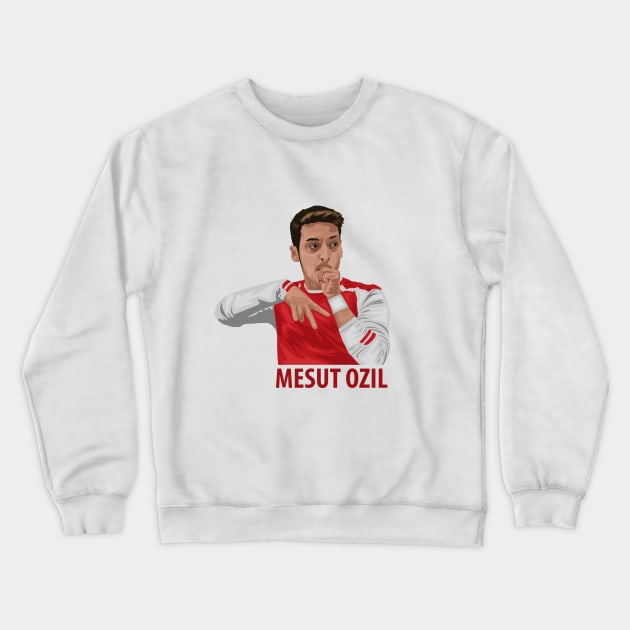 Mesut Ozil Crewneck Sweatshirt by siddick49